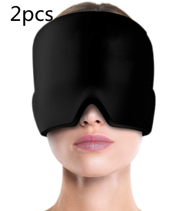 Cooling Headache & Eye Relief Mask Hat 2 pack