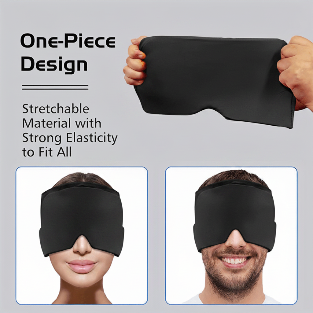 Cooling Headache & Eye Relief Mask Hat 2 pack